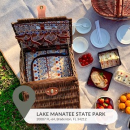 a picnic in a park