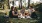 a group of people sitting on the grass with a dog